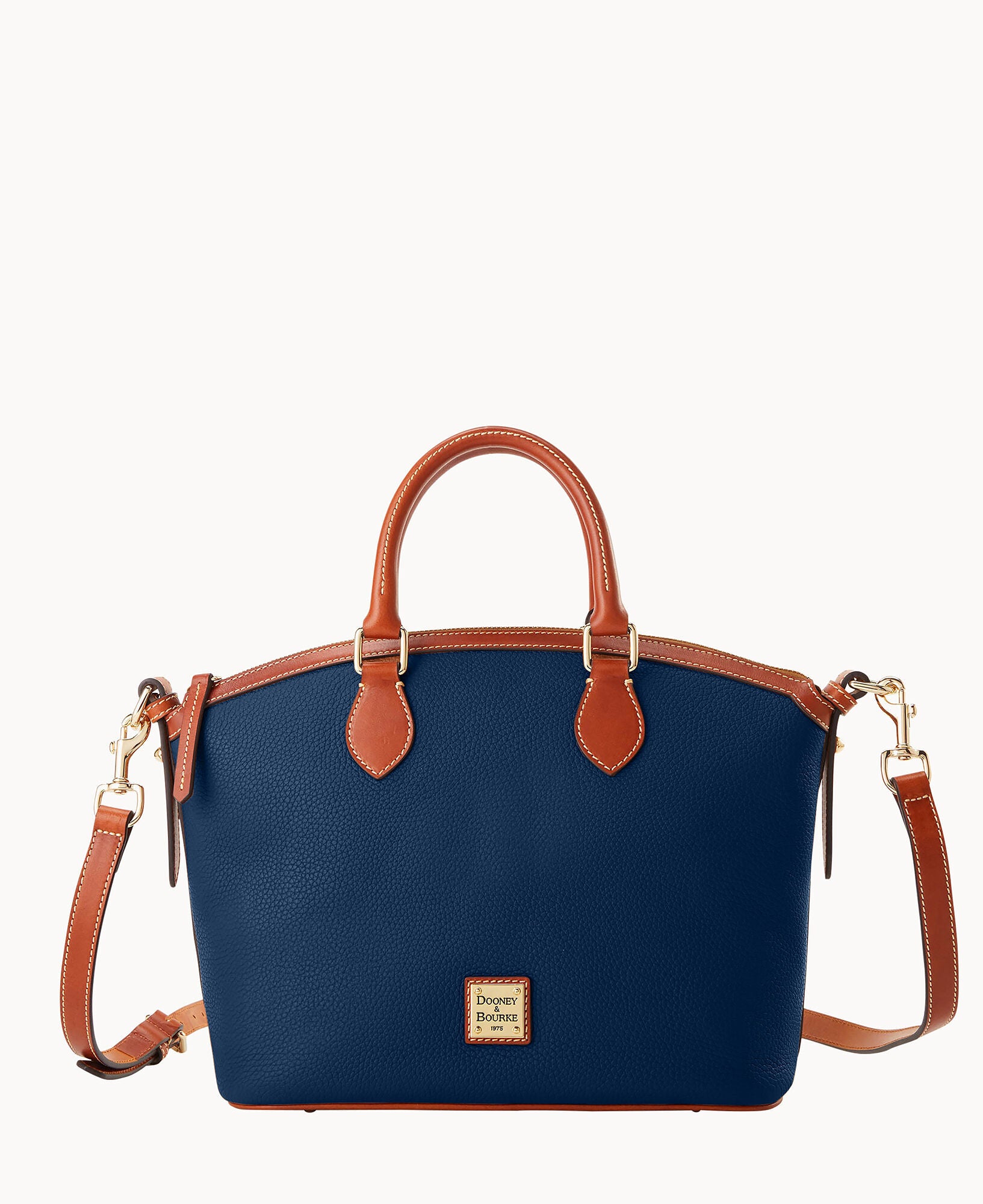 Pebble Grain Domed Satchel - Image 5
