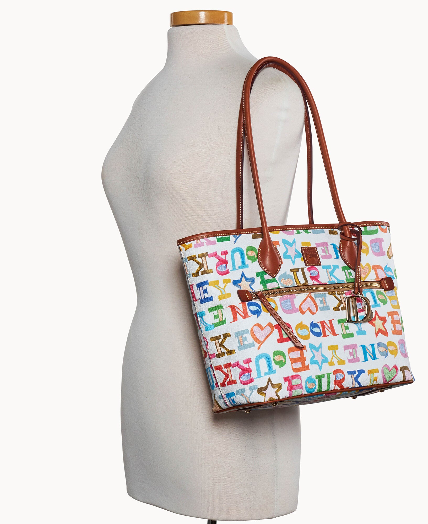 Doodle II Coated Cotton Tote - Image 16