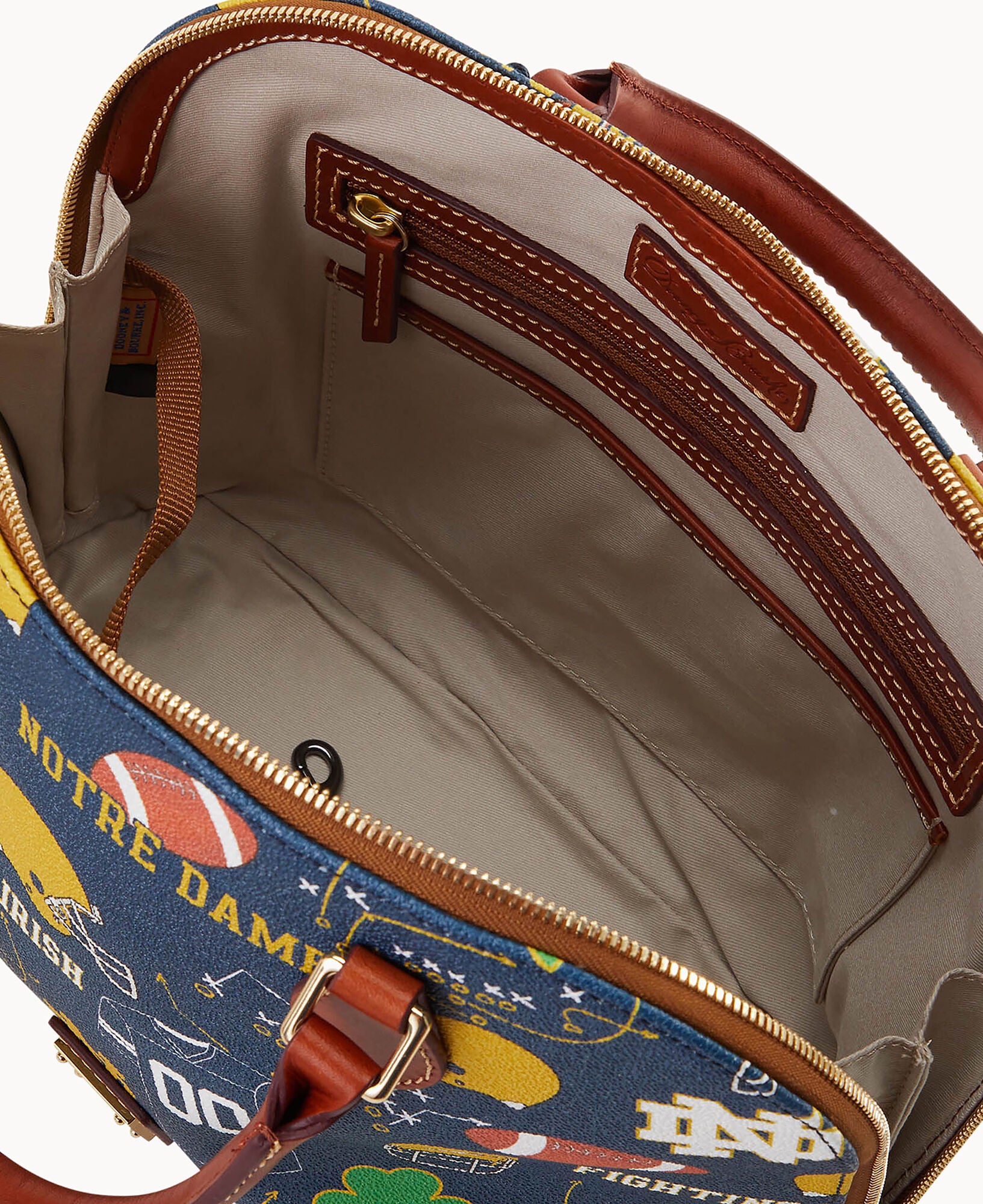 Collegiate University of Notre Dame Zip Zip Satchel - Image 7
