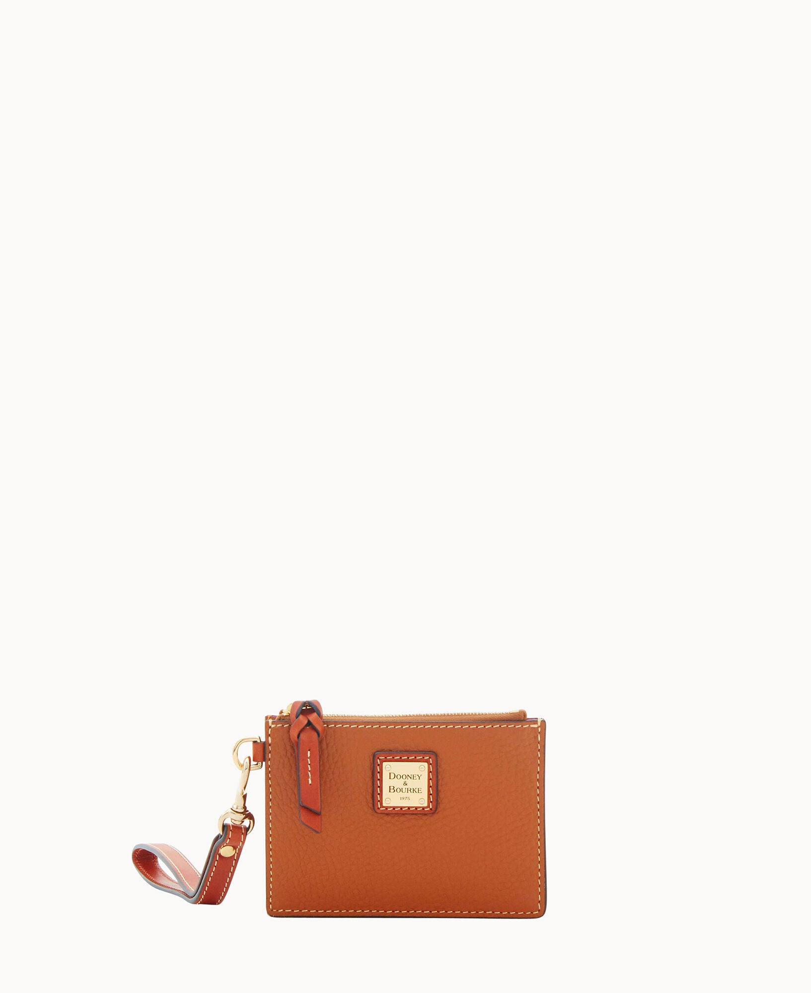 Pebble Grain Zip Top Credit Card Wristlet - Image 13