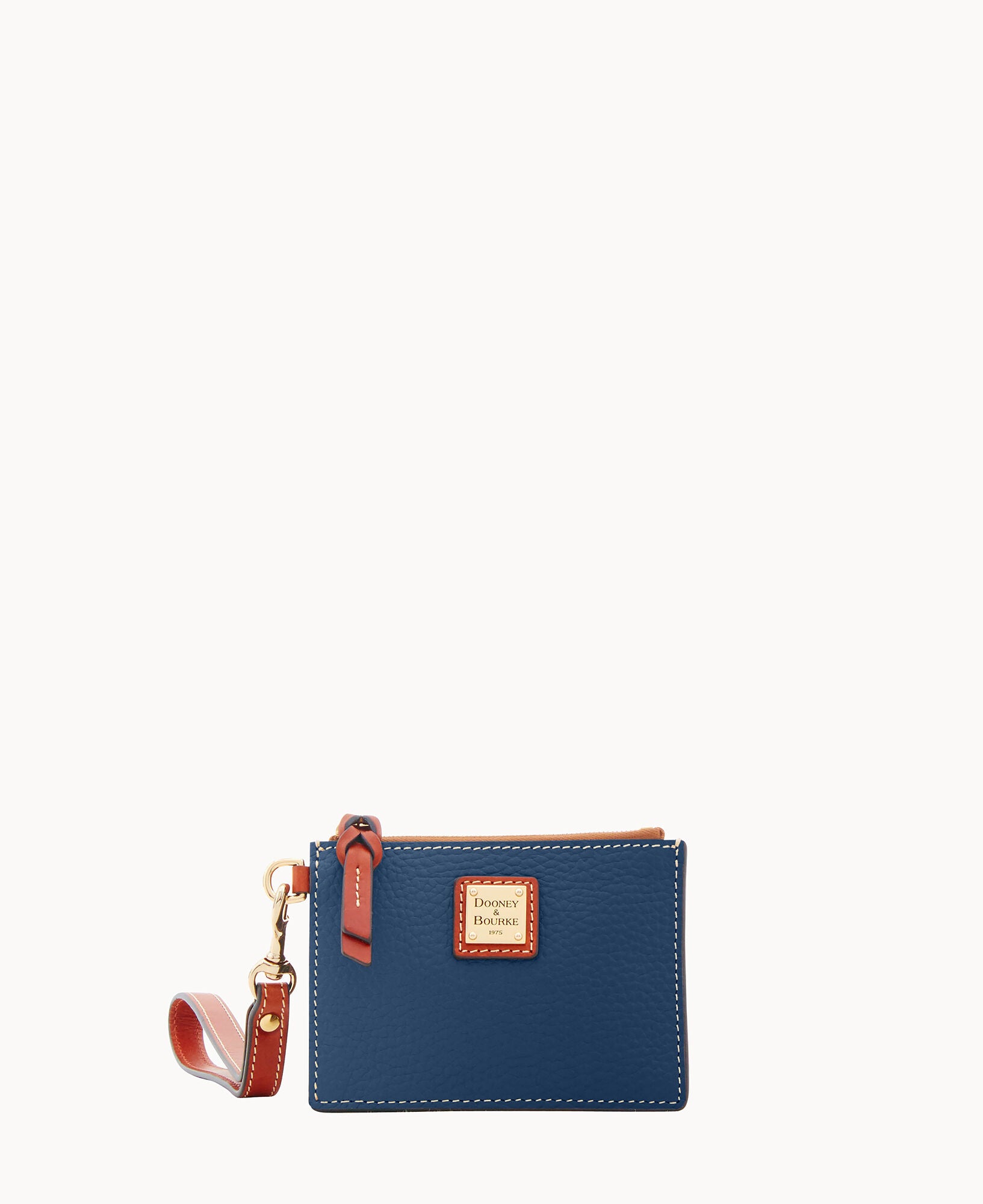 Pebble Grain Zip Top Credit Card Wristlet - Image 29